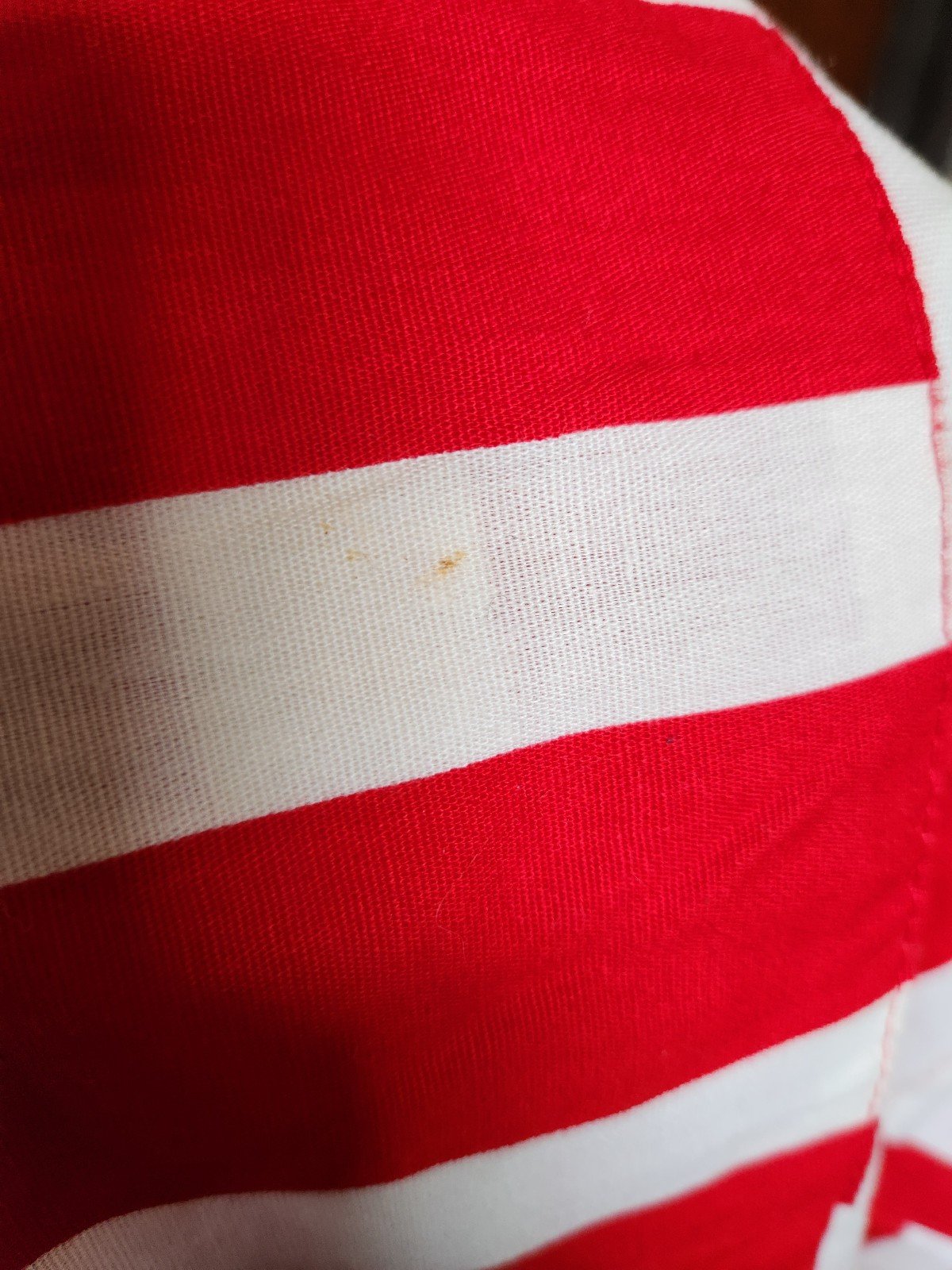 60s Red and White Striped Sundress