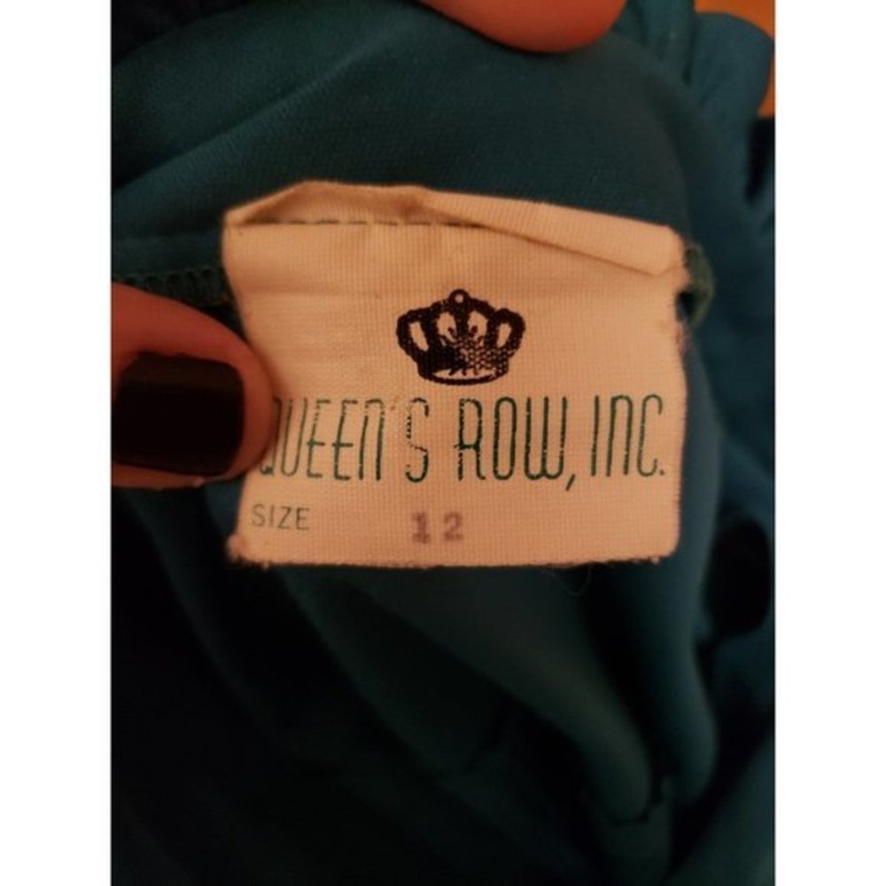 70s Teal Casual Dress