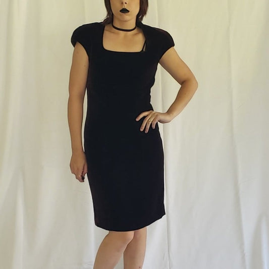 90s Liz Claiborne Velvet Dress