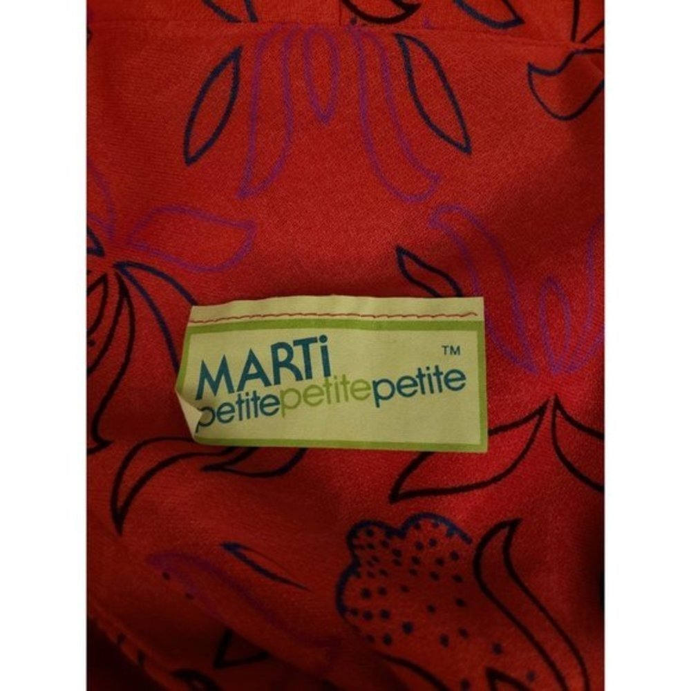 70s Fuchsia Floral Dress