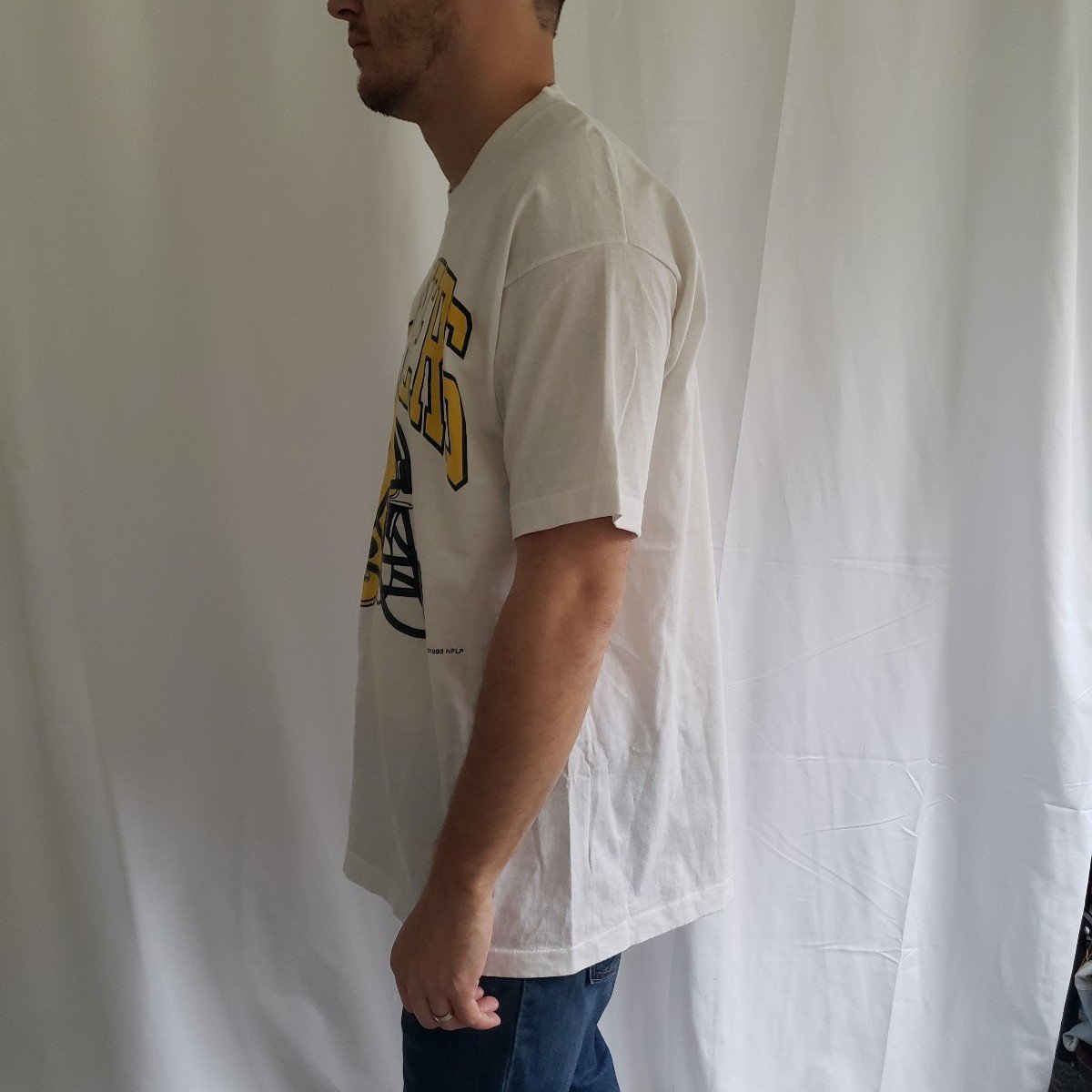 90s Green Bay Packers Single Stitch White Tee