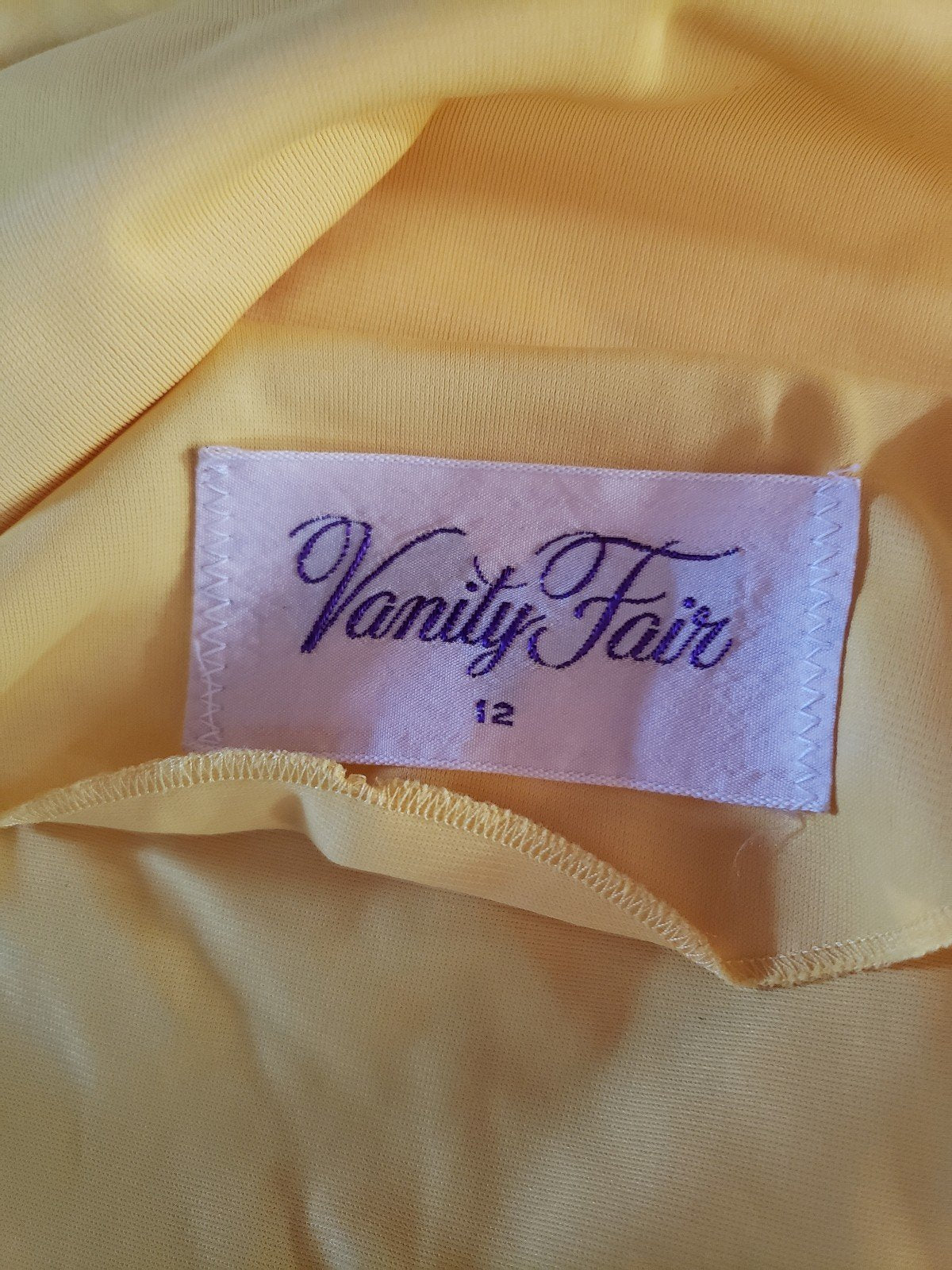 70s Yellow Hostess Dress