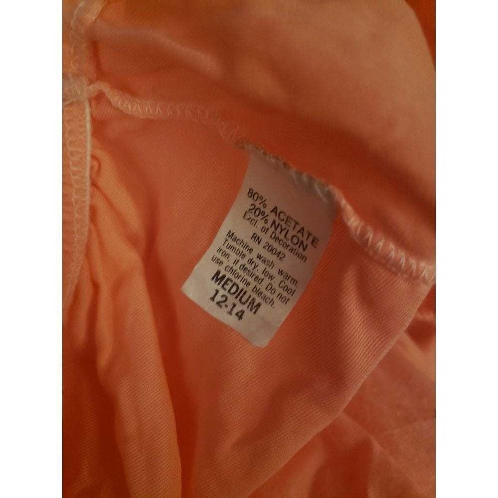 70s Day Glo Pink Maxi Dress