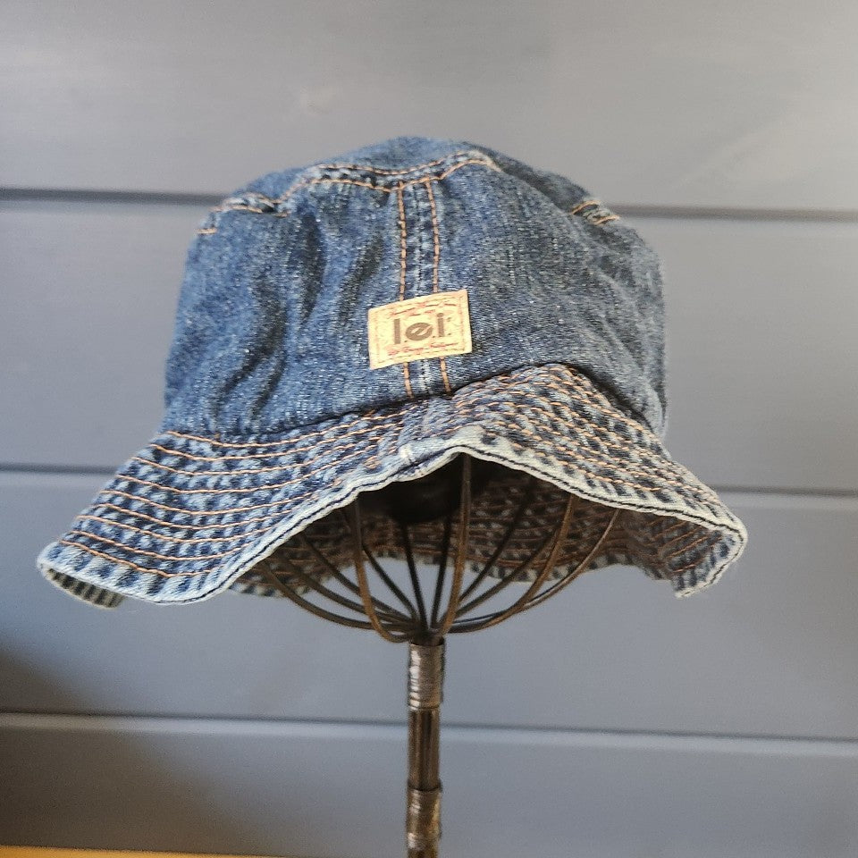 Y2K l.e.i Denim Bucket Hat
