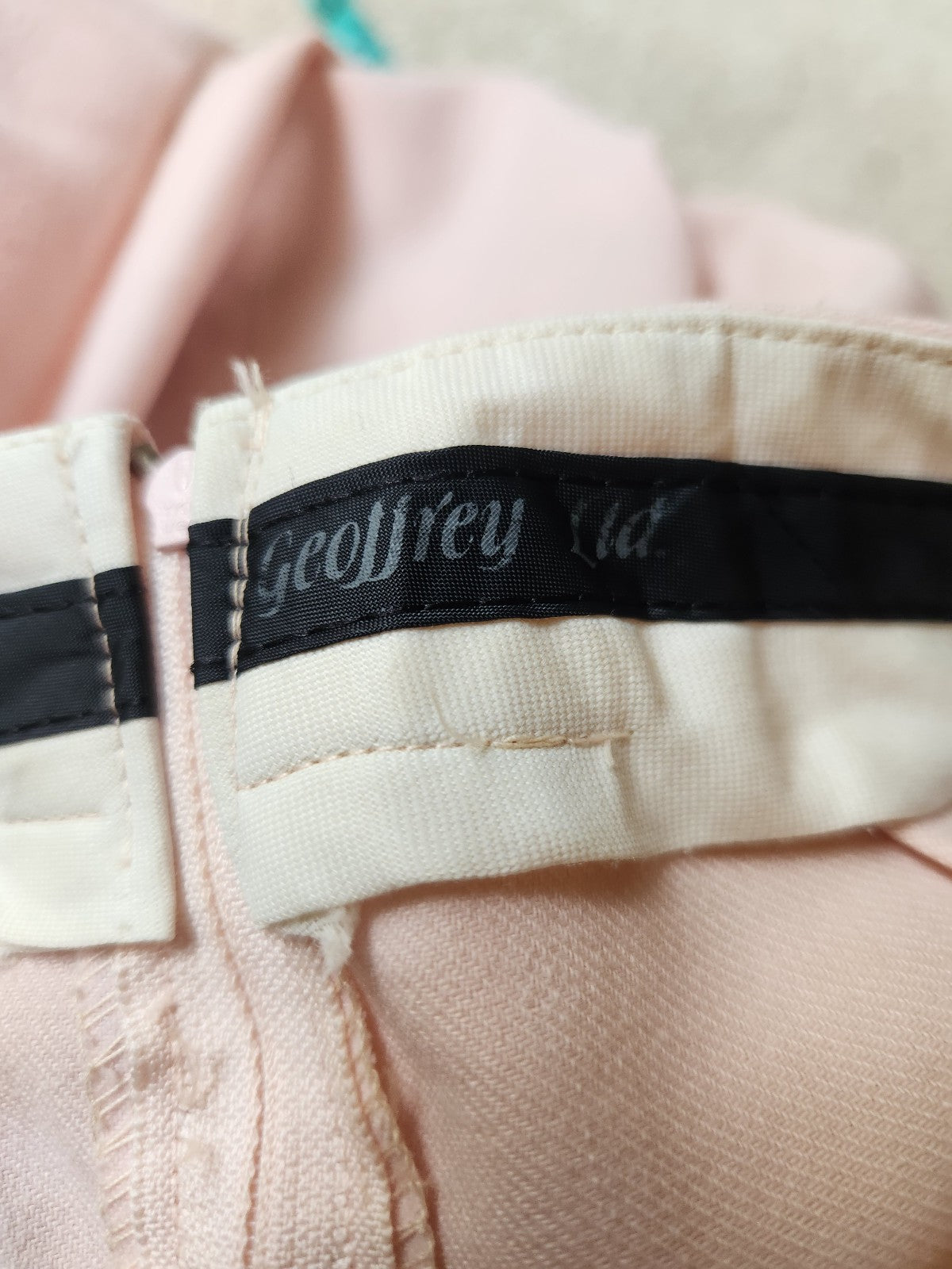 90s Pale Pink Midi Skirt