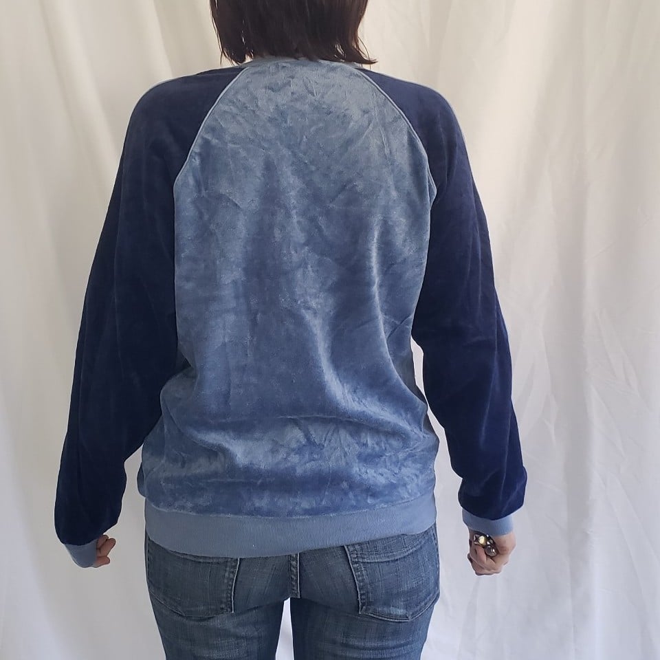 70s/80s Blue Terrycloth Sweatshirt