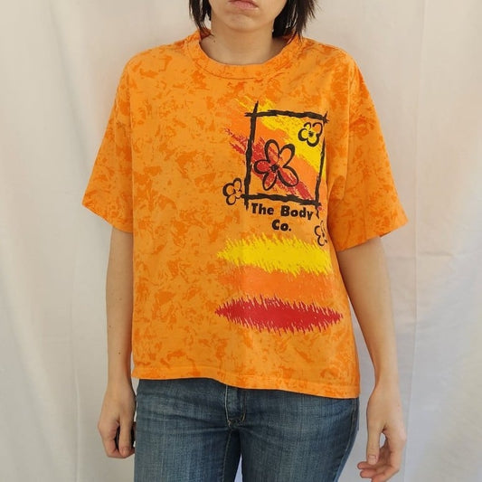 90s Orange The Body Co Tee