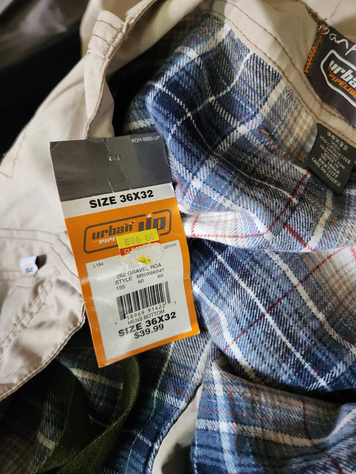 Y2K Deadstock Fleece Lined Baggy Cargo Pants