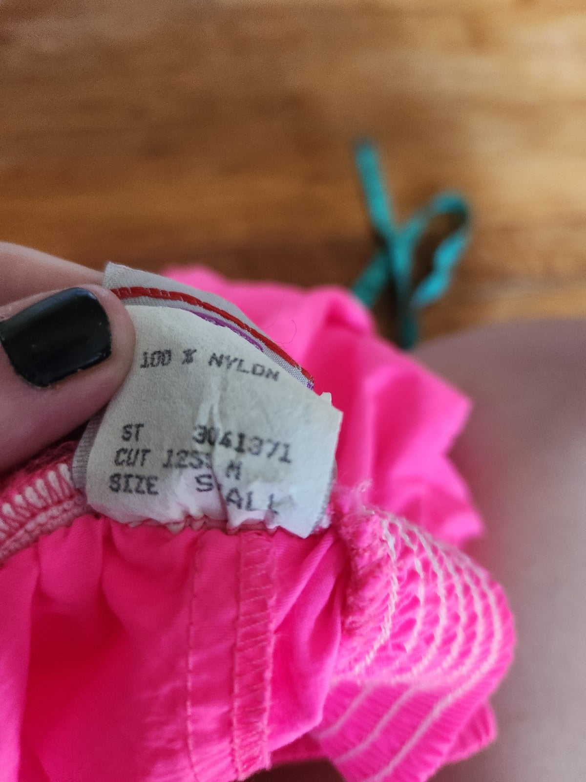 90s OP Hot Pink Nylon Running Shorts