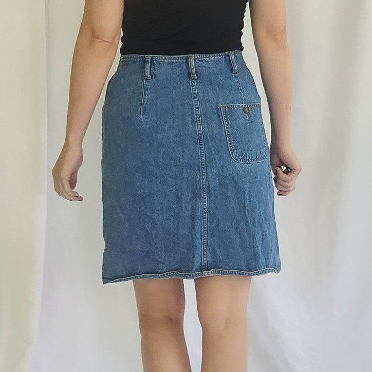 90s/Y2K Liz Claiborne Button Down Mini Skirt