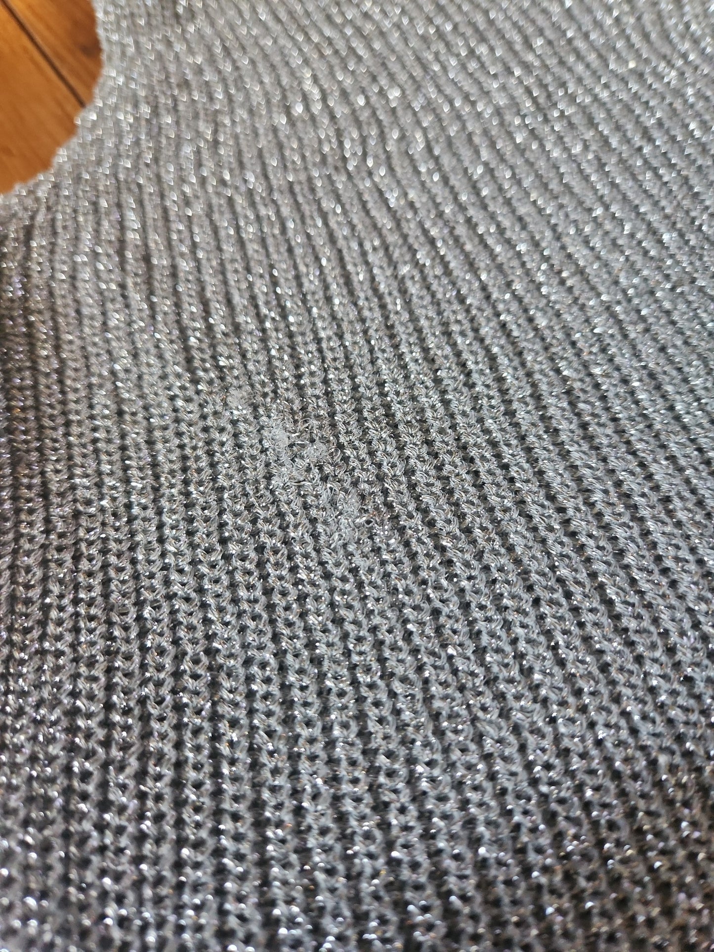 90s Silver Metallic Tank Top