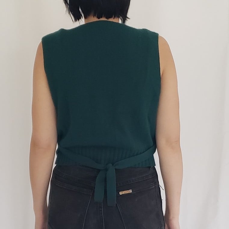 70s/80s Green Sweater Vest