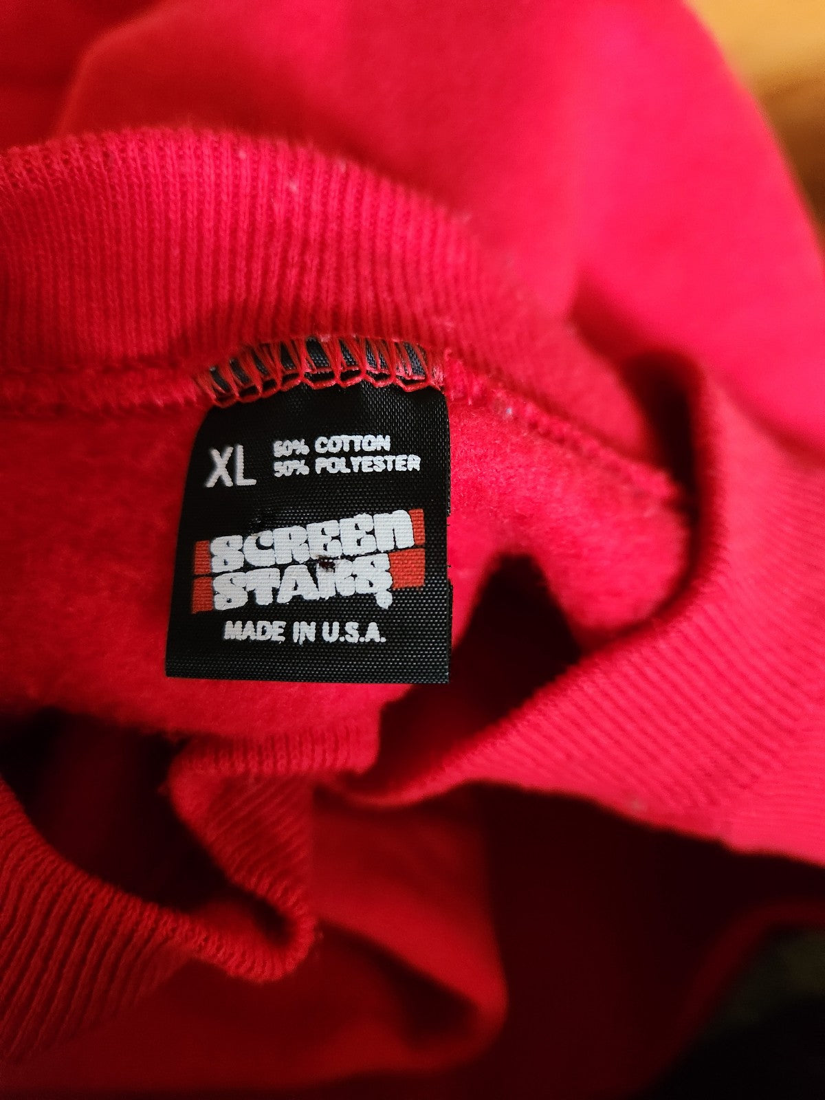 90s Jingle Bears Red Crew Neck Sweatshirt