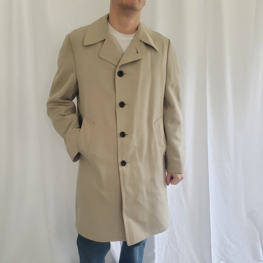 70s/80s Classic Tan Trench Coat