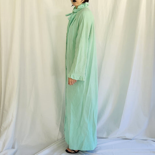 70s Hand Made Aqua Robe