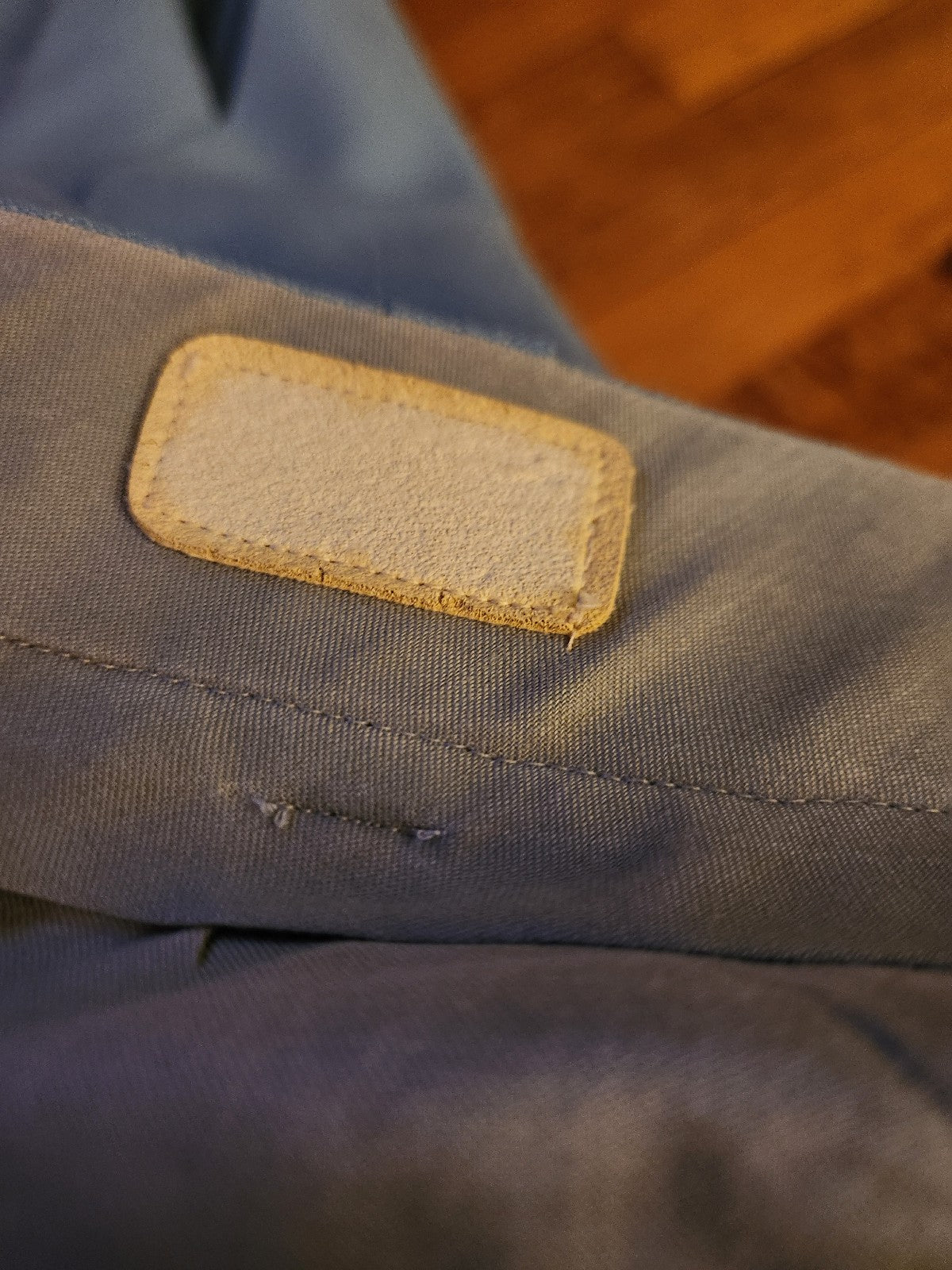 70s Baby Blue Pleated Trousers