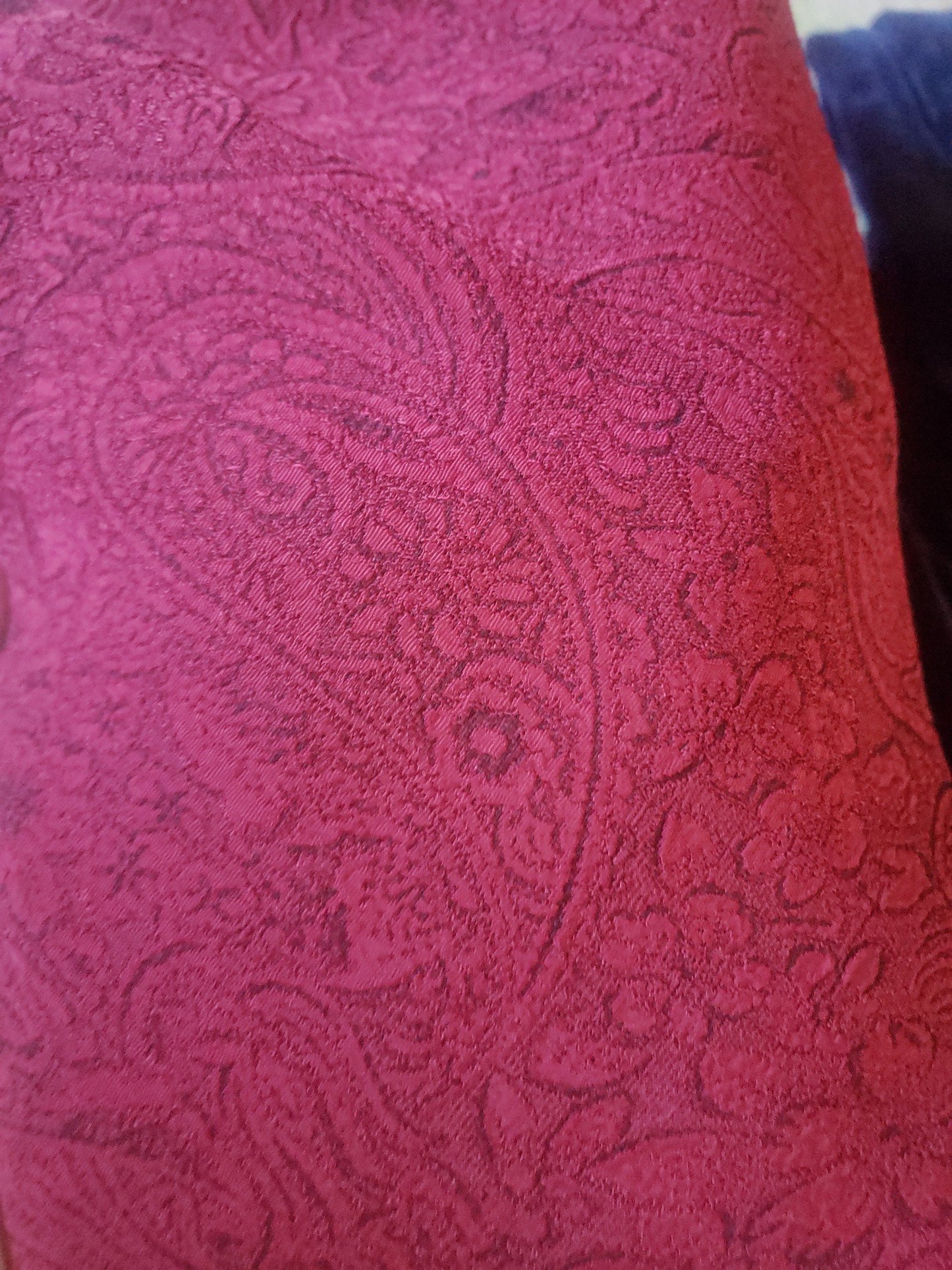 90s Deadstock Burgundy Paisley Maxi Dress with Top