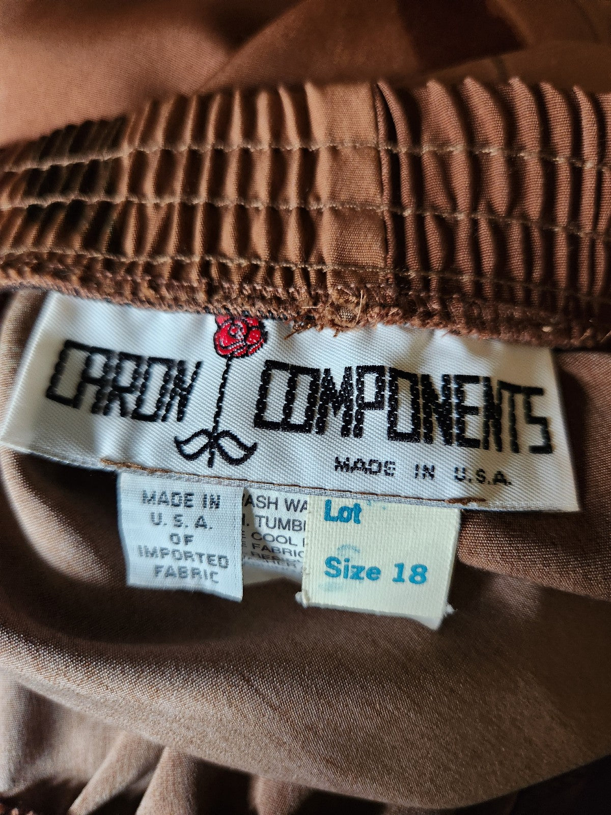 80s/90s Brown Whimsigoth Midi Skirt