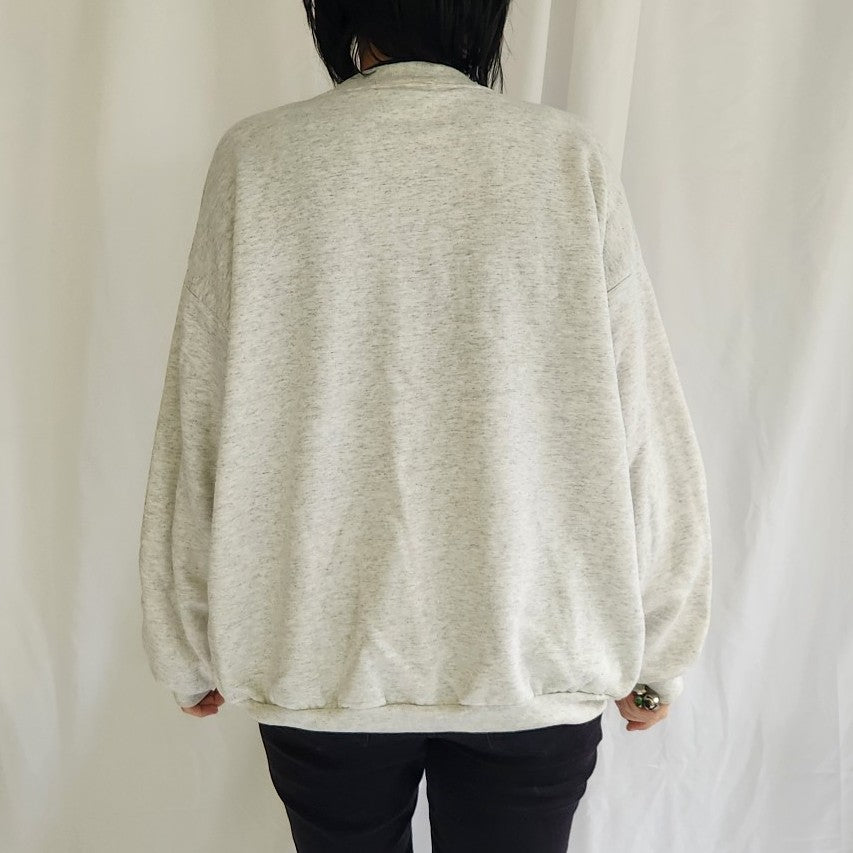 90s/00s Winter Birds Sweatshirt Cardigan