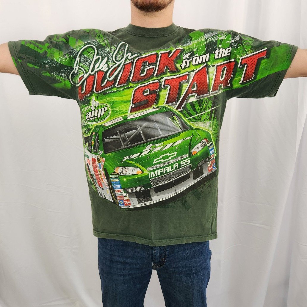 Y2K Dale Jr Mountain Dew Nascar Tee