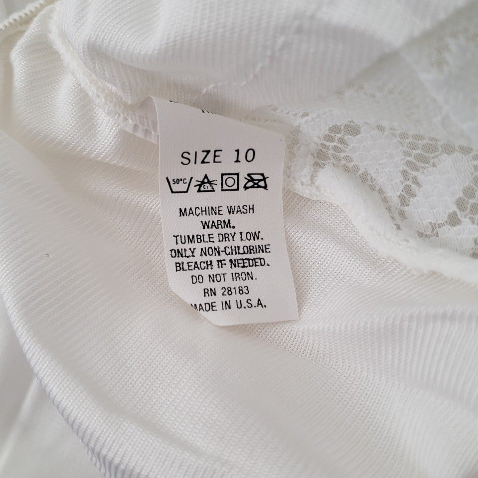 80s White and Pink Lacy Panties