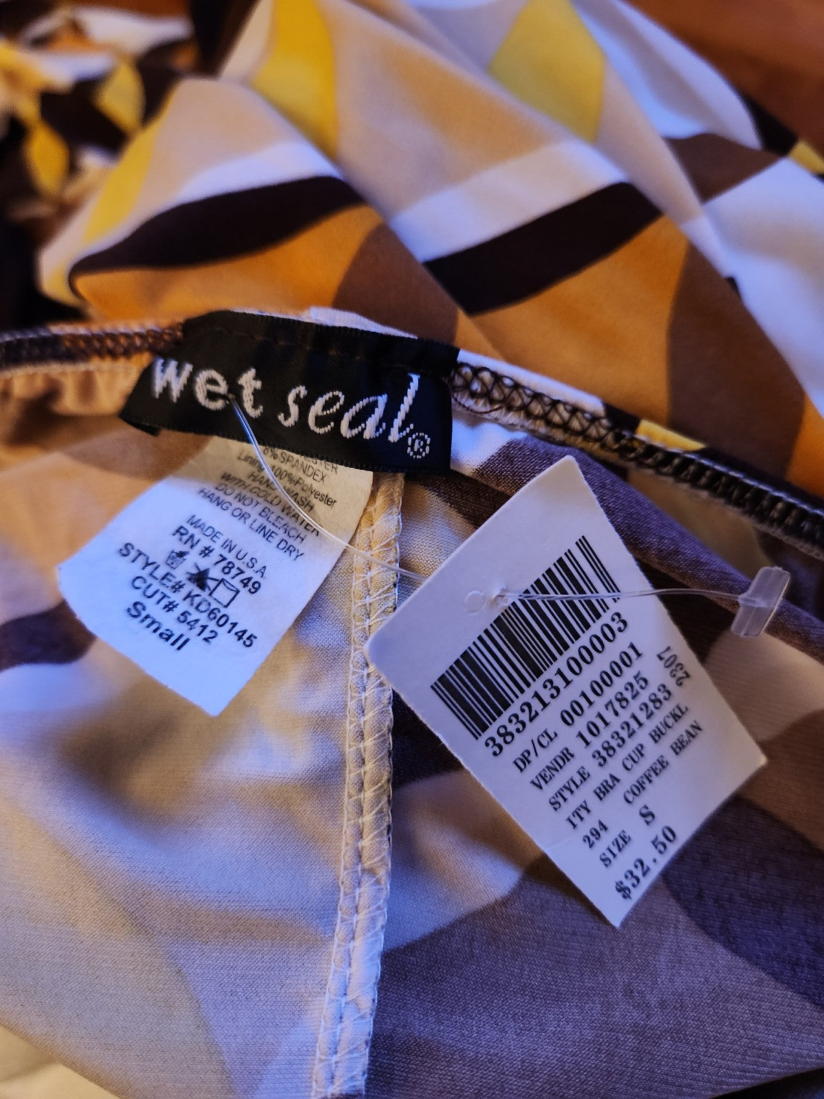00s Deadstock Wet Seal Halter Maxi Dress