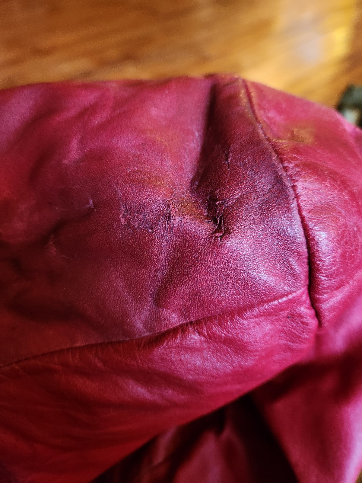 80s Red Leather Jacket