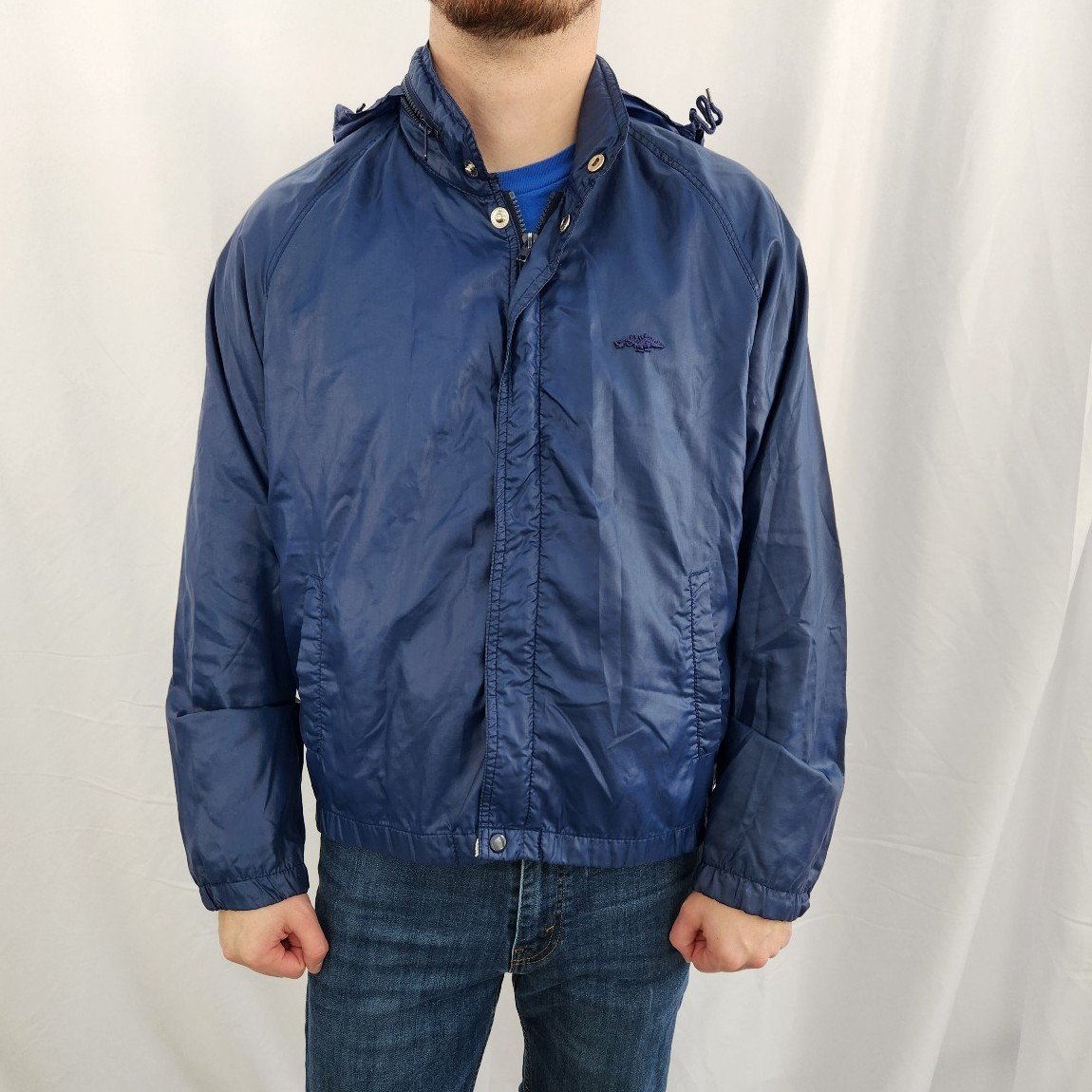 80s Sears Blue Windbreaker