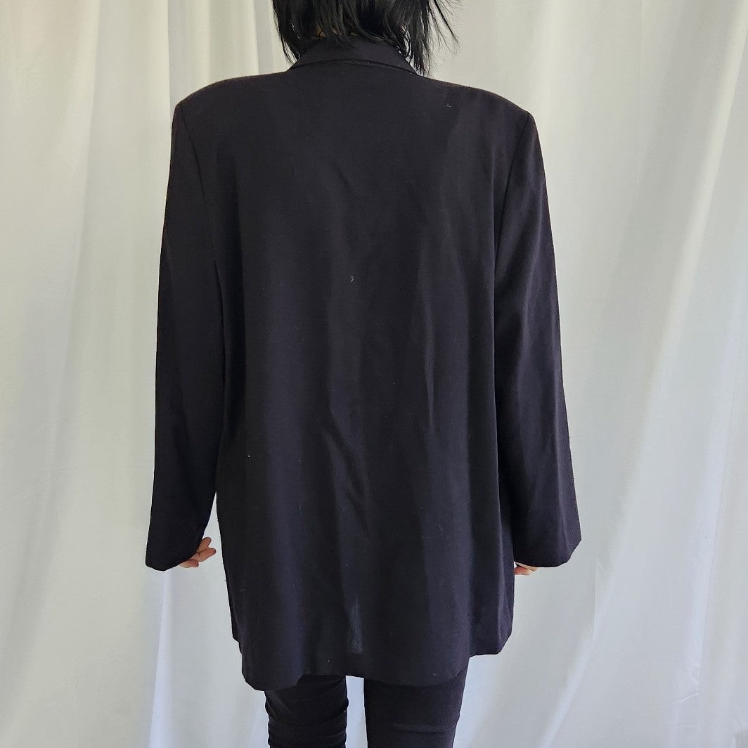 80s/90s Black Oversize Blazer