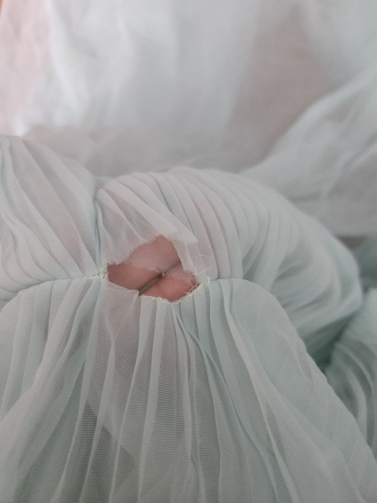 60s Blue Sheer Floaty Robe