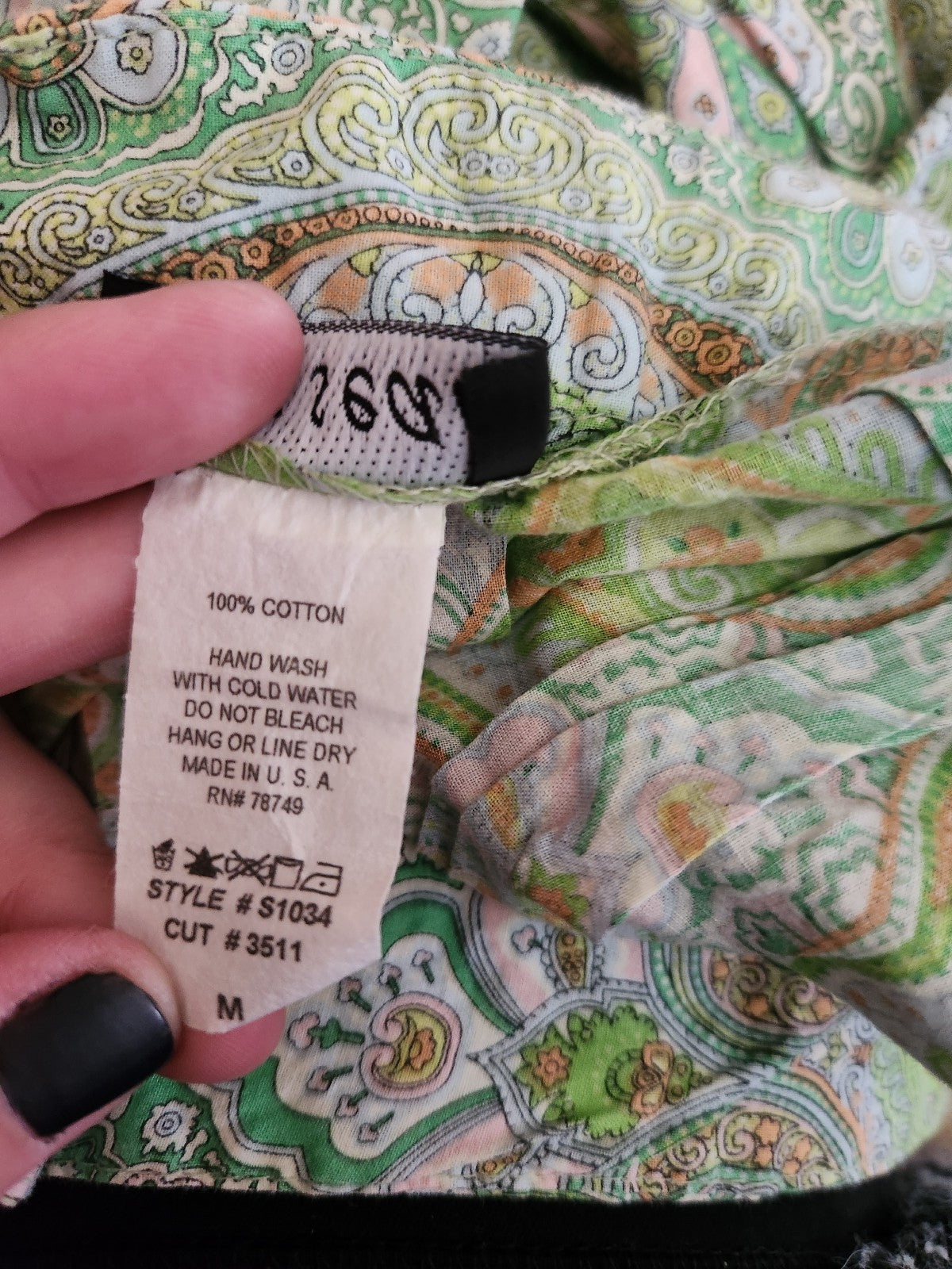 Y2K Wet Seal Green and Blue Paisley Skirt