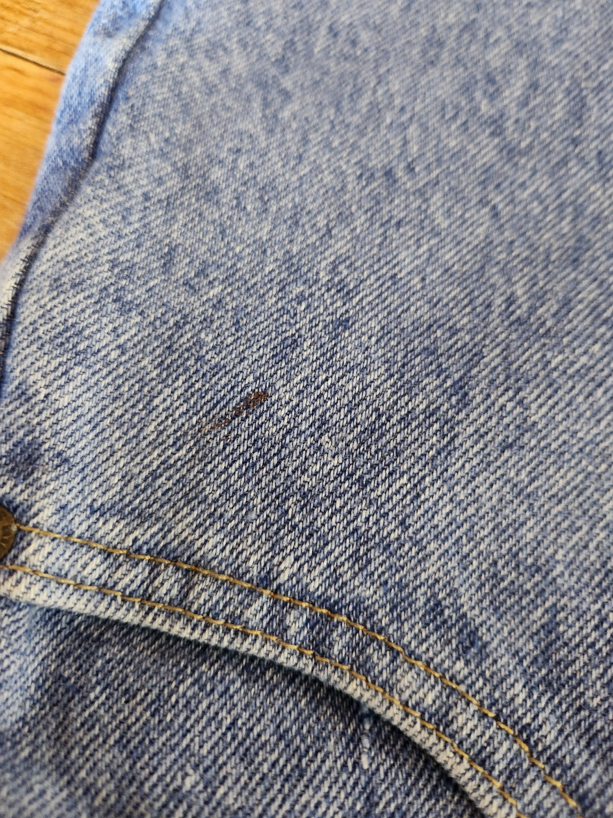 90s Deadstock Riders Bright Blue Jeans