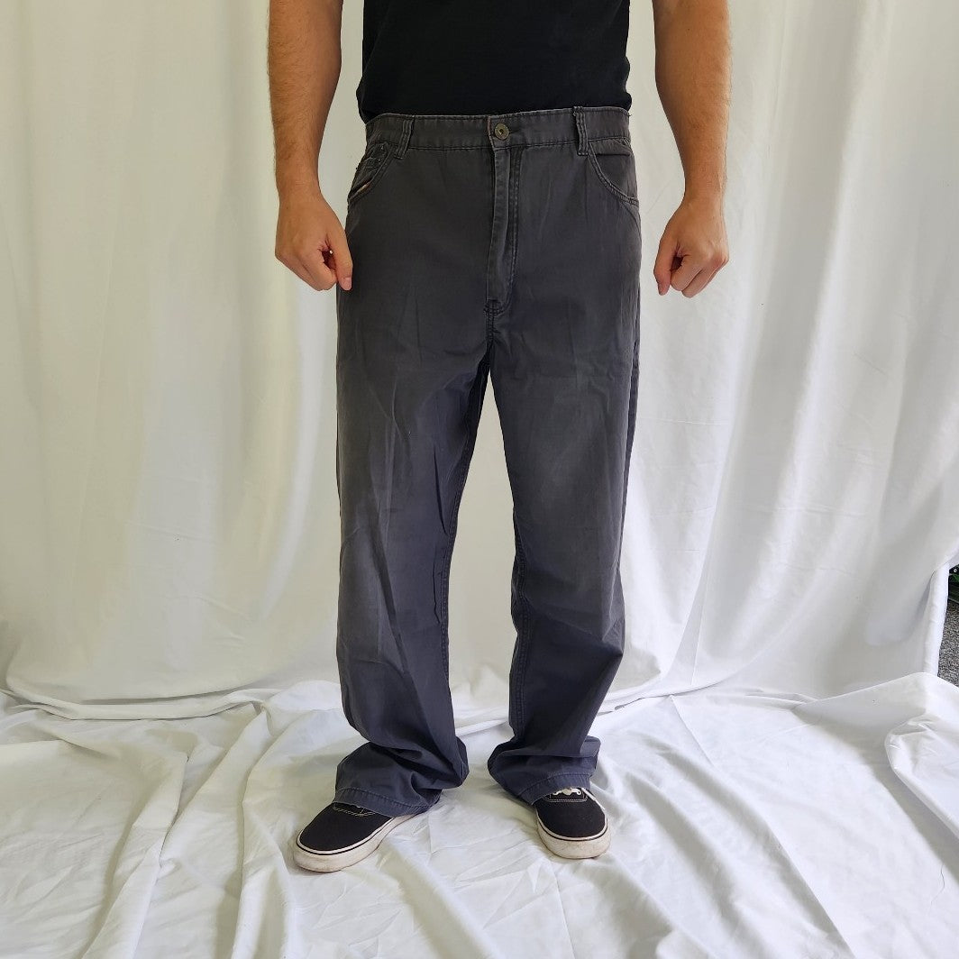 Y2K Gray Cotton Pants