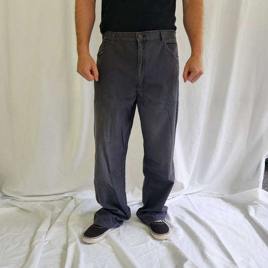 Y2K Gray Cotton Pants