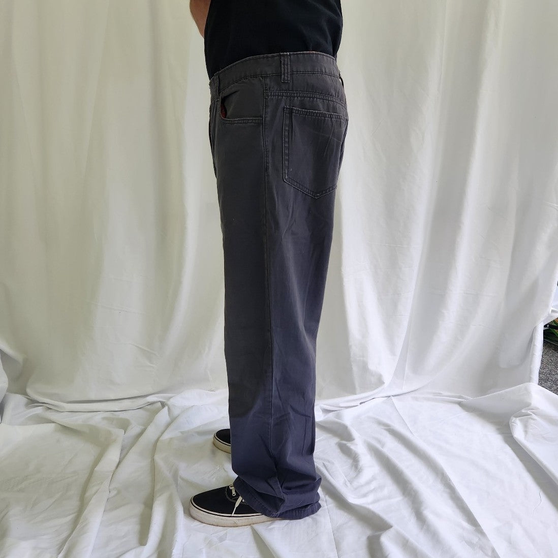 Y2K Gray Cotton Pants