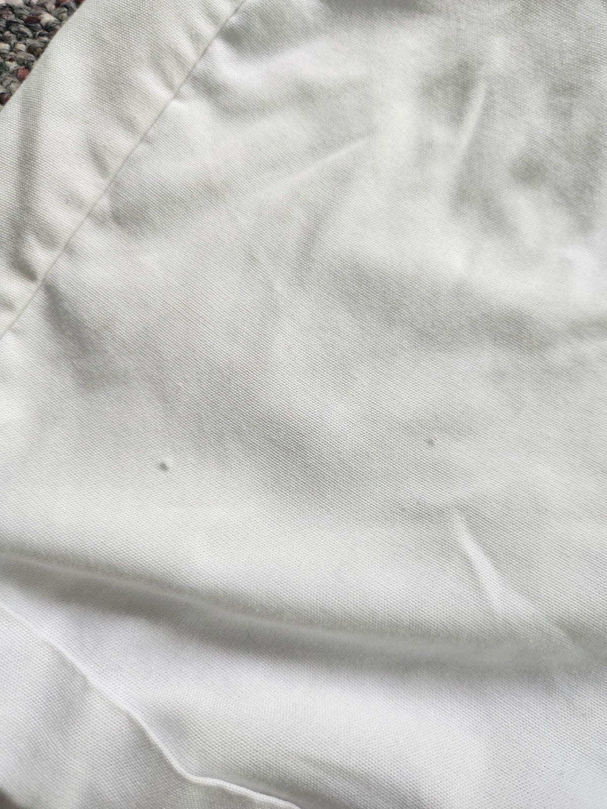 90s White Cuffed Shorts