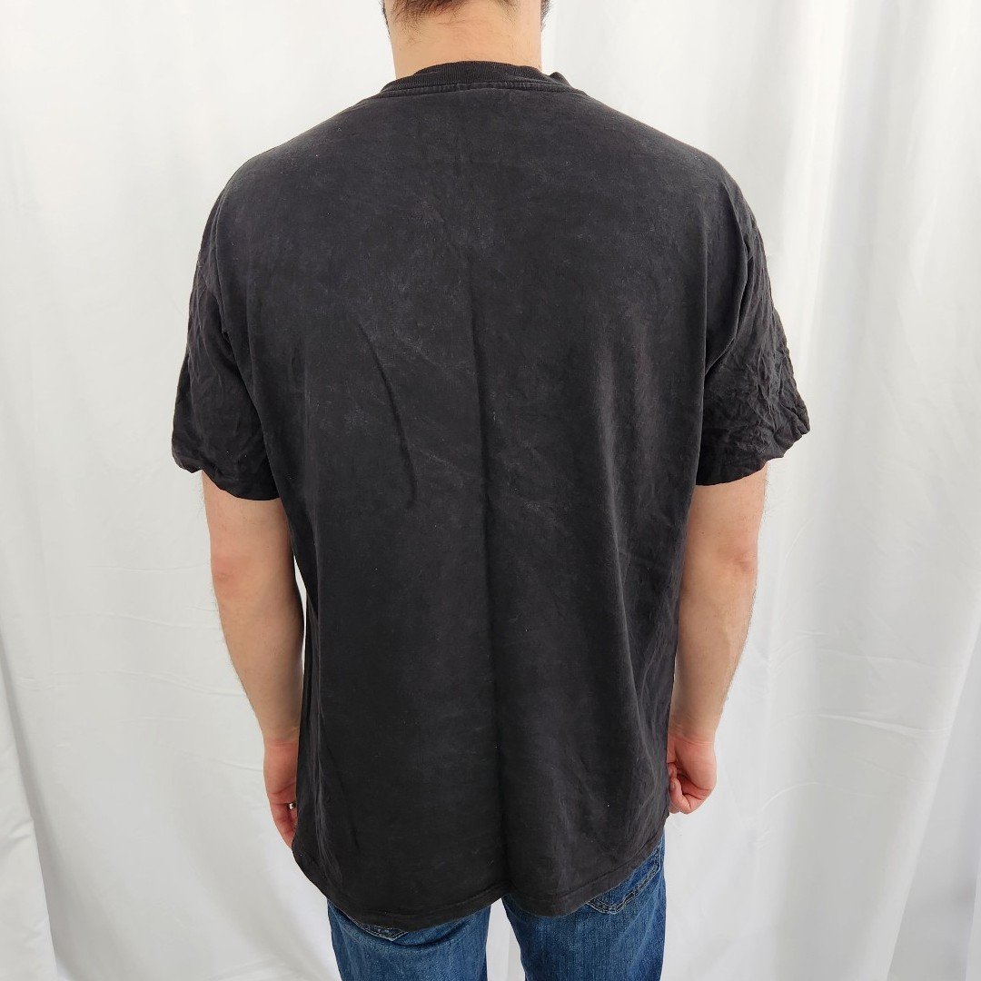 80s/90s Beverly Hills Blues Black and Neon Tee