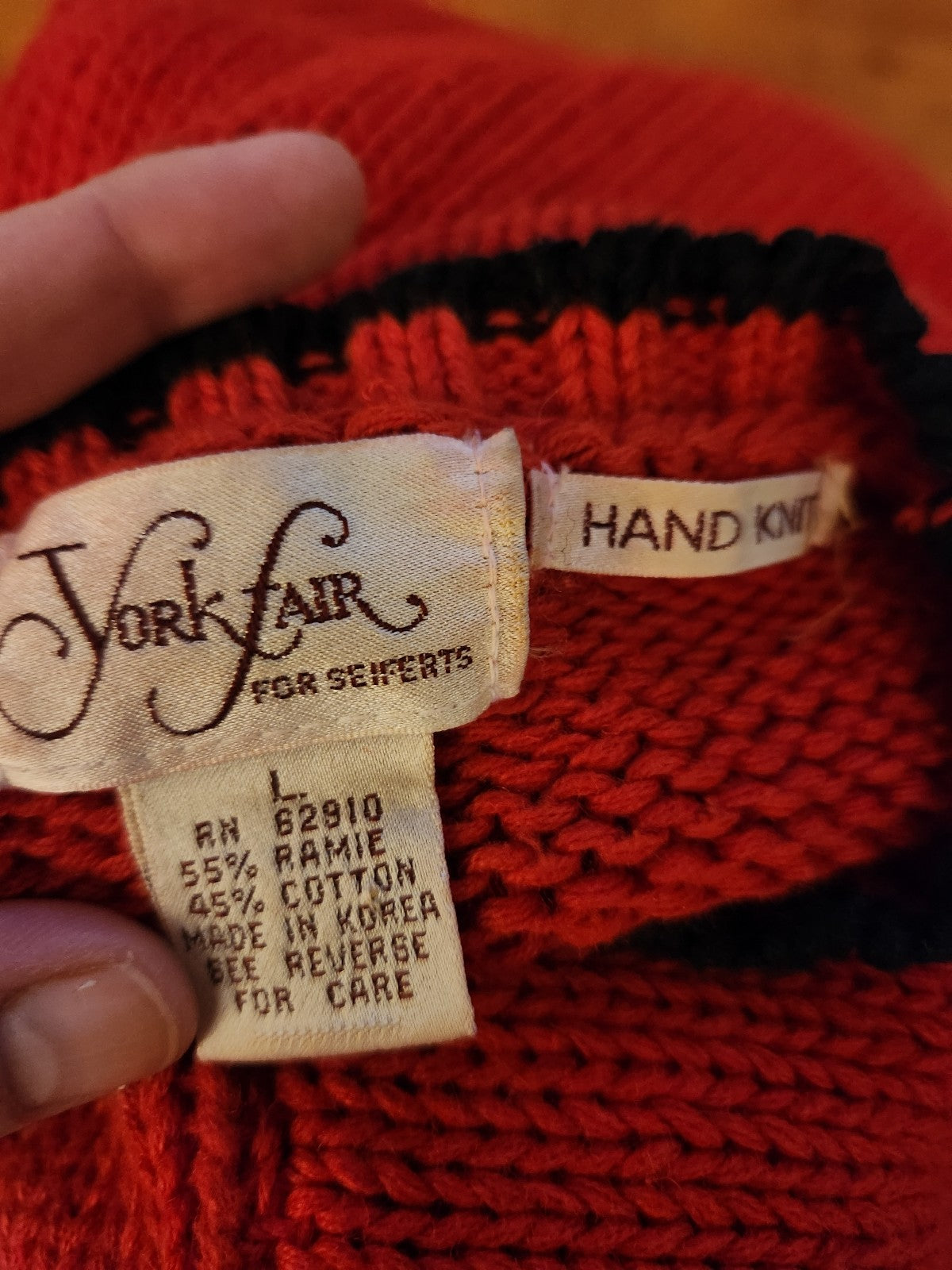 80s/90s Red Christmas Sweater