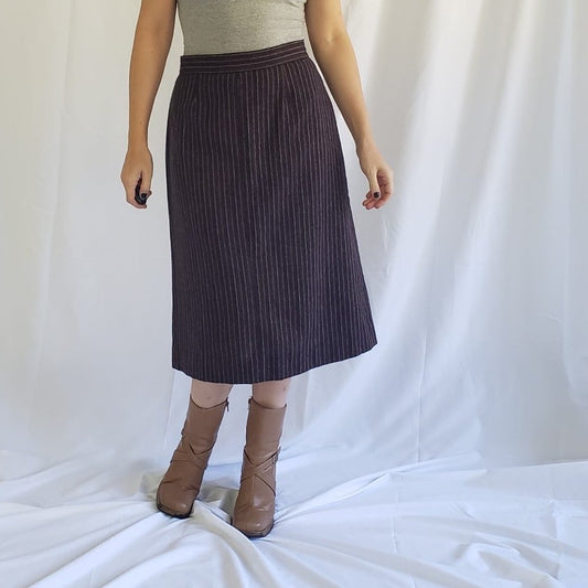 70s/80s Hand Made Striped Skirt