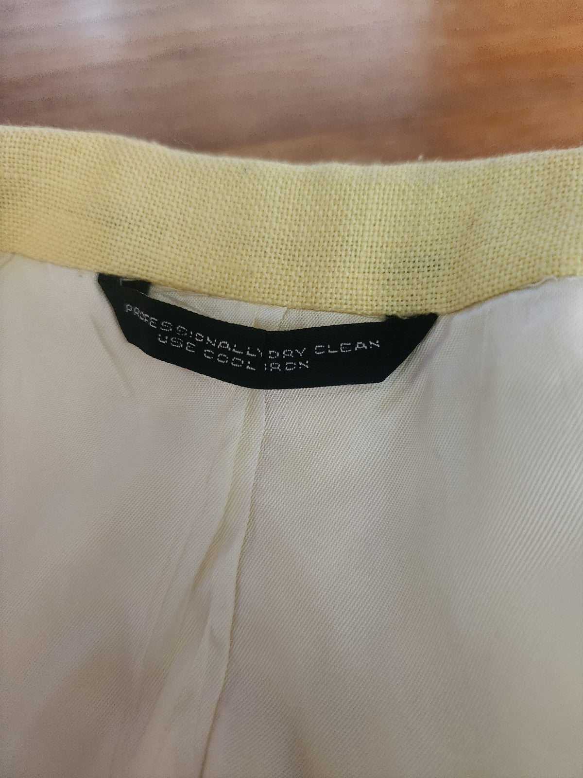 90s Yellow Skirt Suit