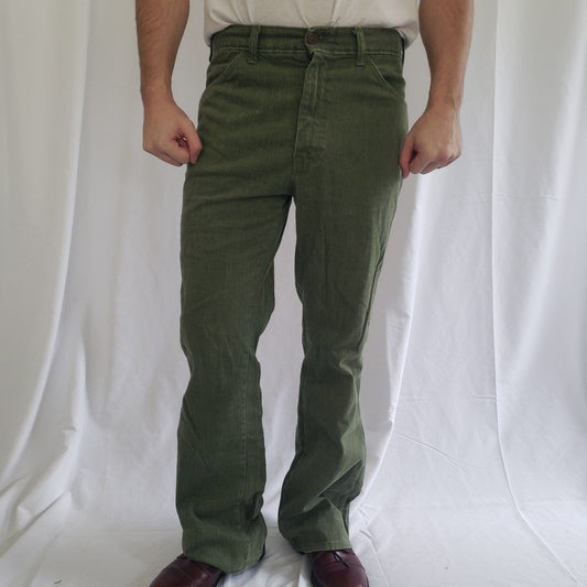 70s Green Jeans