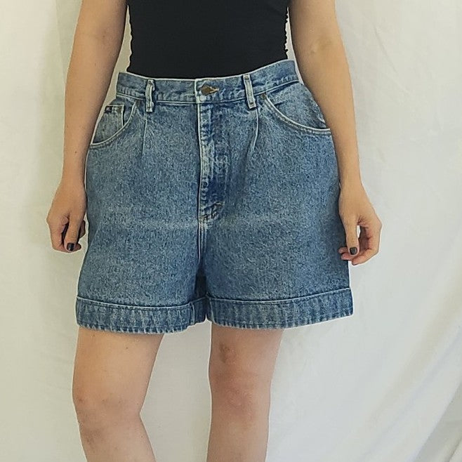 90s Lee Cuffed Denim Shorts