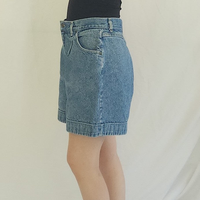 90s Lee Cuffed Denim Shorts