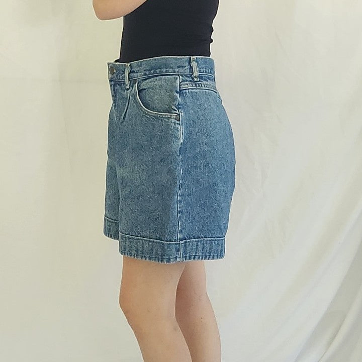90s Lee Cuffed Denim Shorts