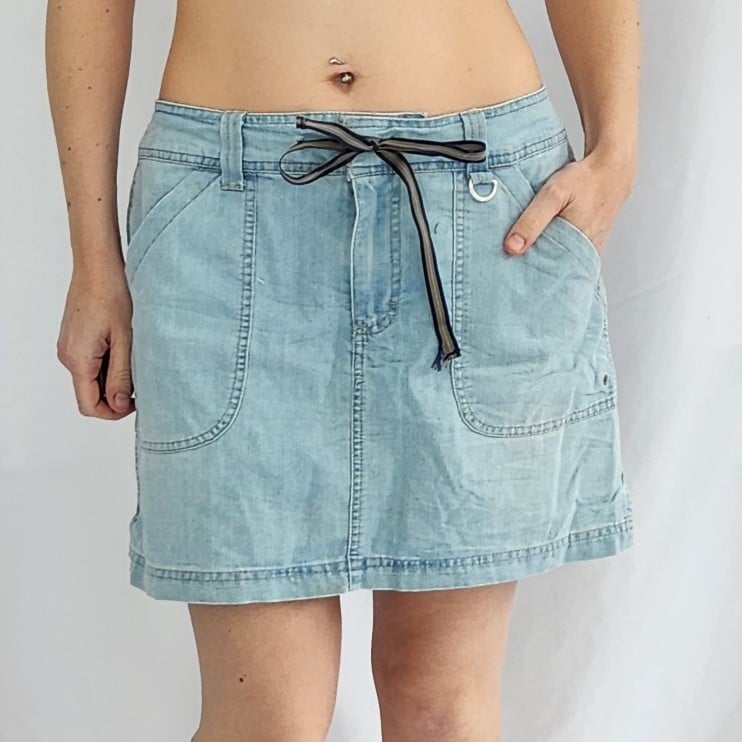 Y2K Denim Skort