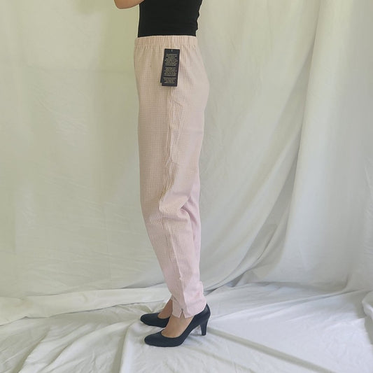 90s/Y2K Deadstock Pink and Purple Plaid Pants