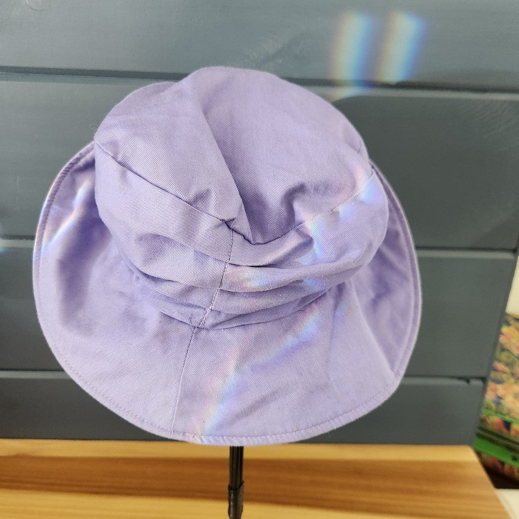 90s Purple Hat with Rose