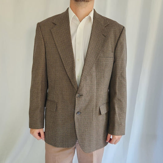 90s Brown and Black Blazer