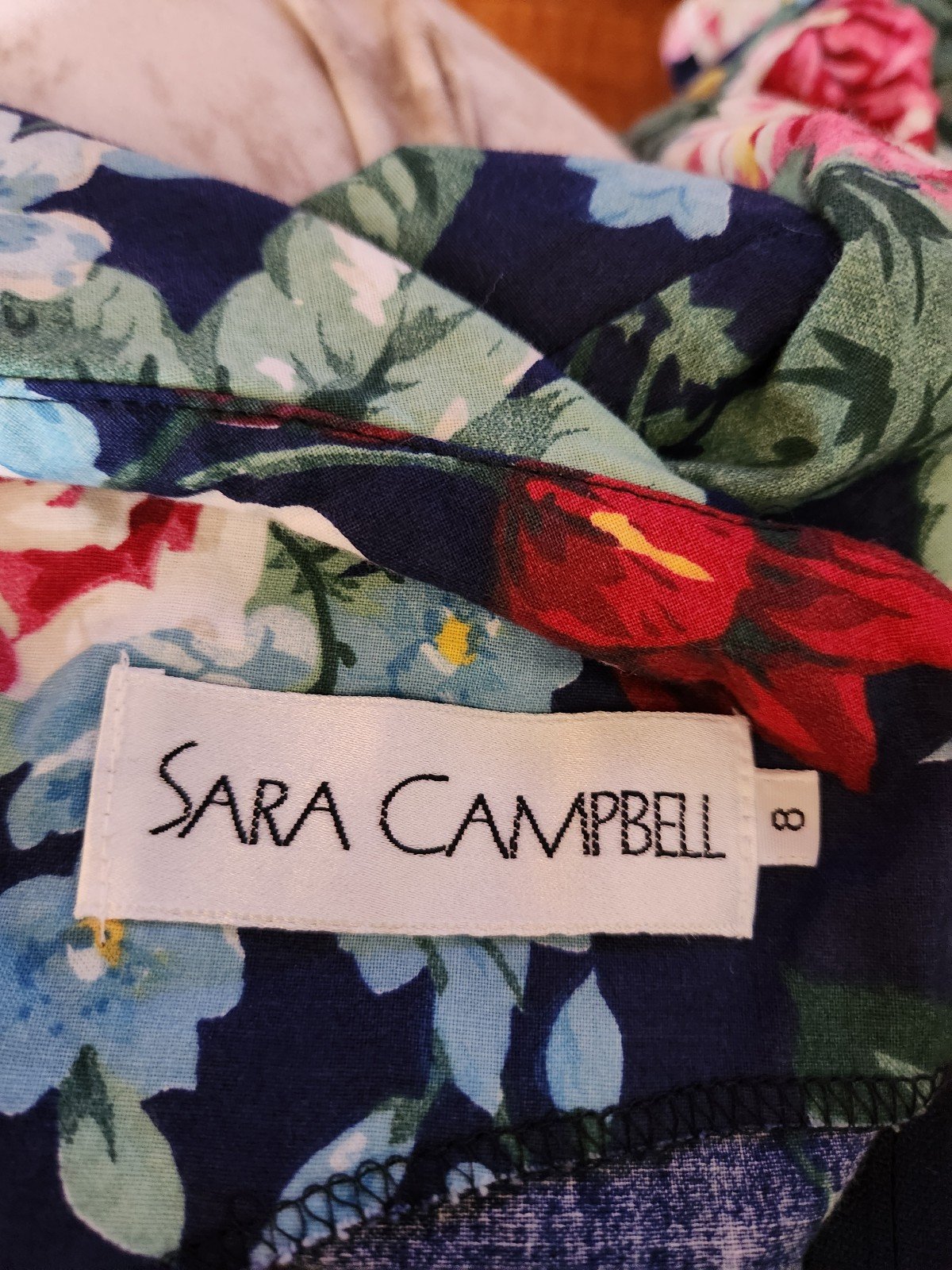 90s Floral Cotton Dress