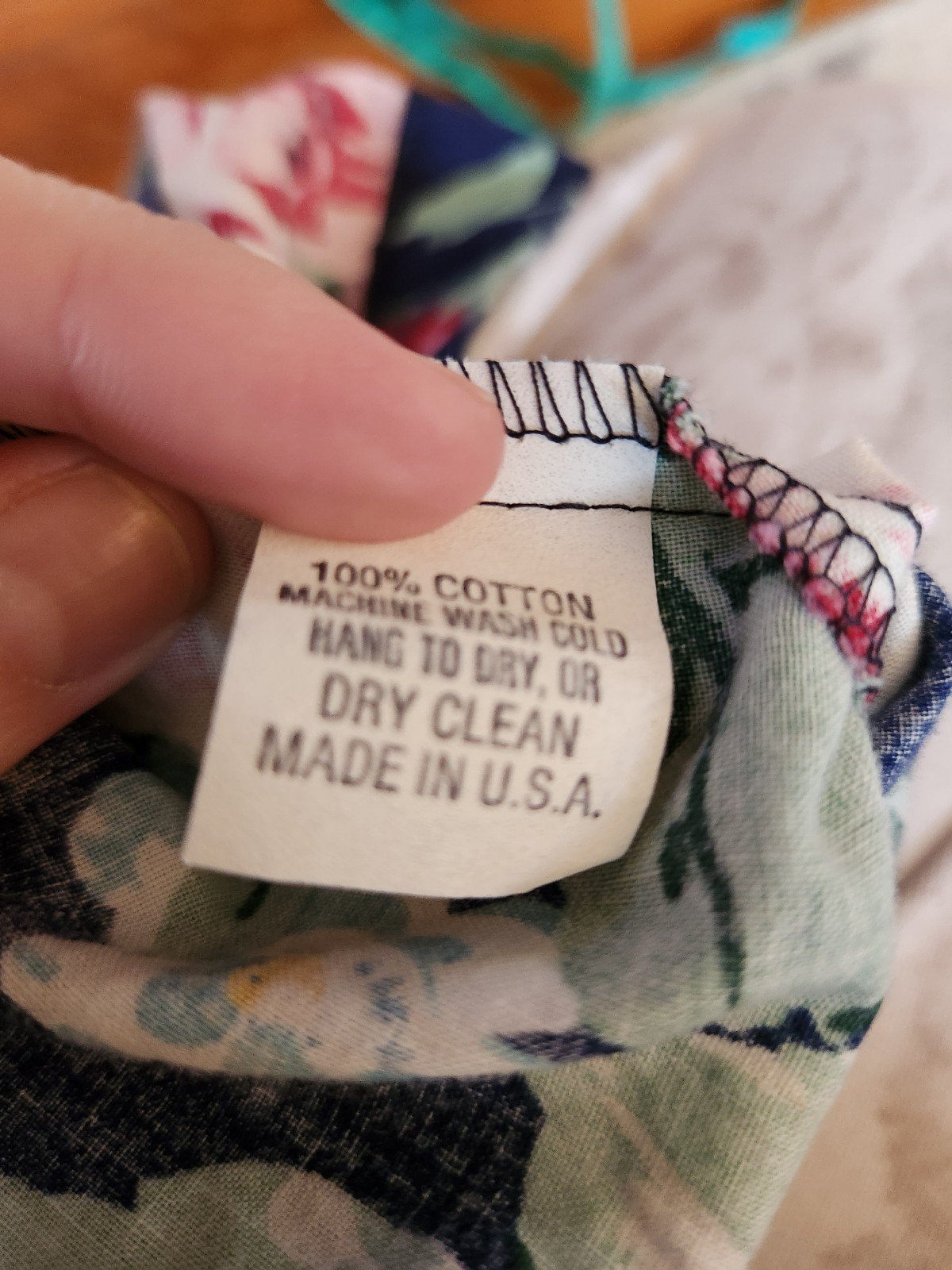 90s Floral Cotton Dress